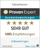 Erfahrungen & Bewertungen zu Tobias Harzen auf ProvenExpert